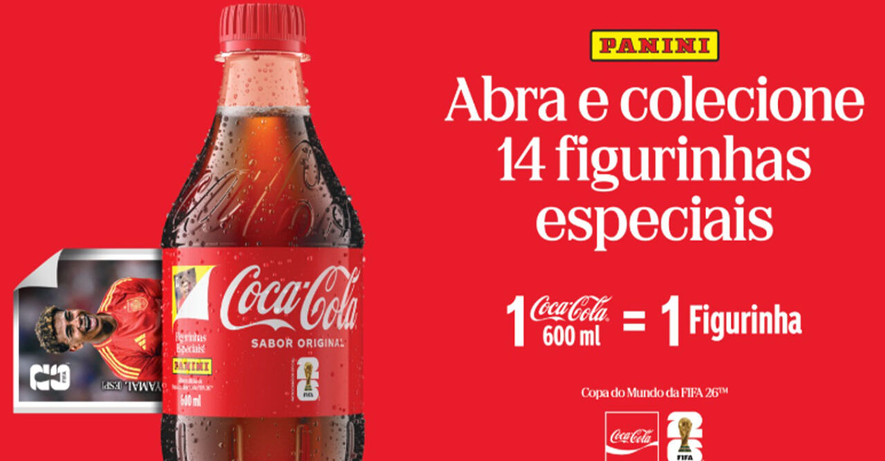 Com Panini, Coca-Cola vai distribuir 1 bilhão de figurinhas