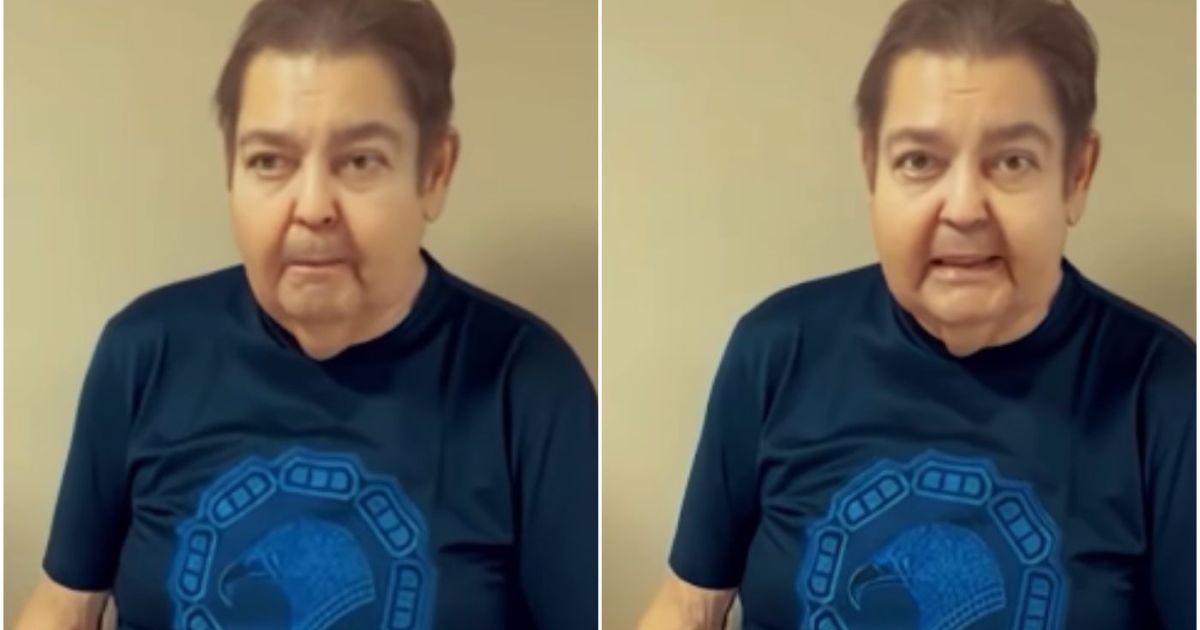 Faustão reaparece nas redes sem cadeira de rodas e surpreende internautas