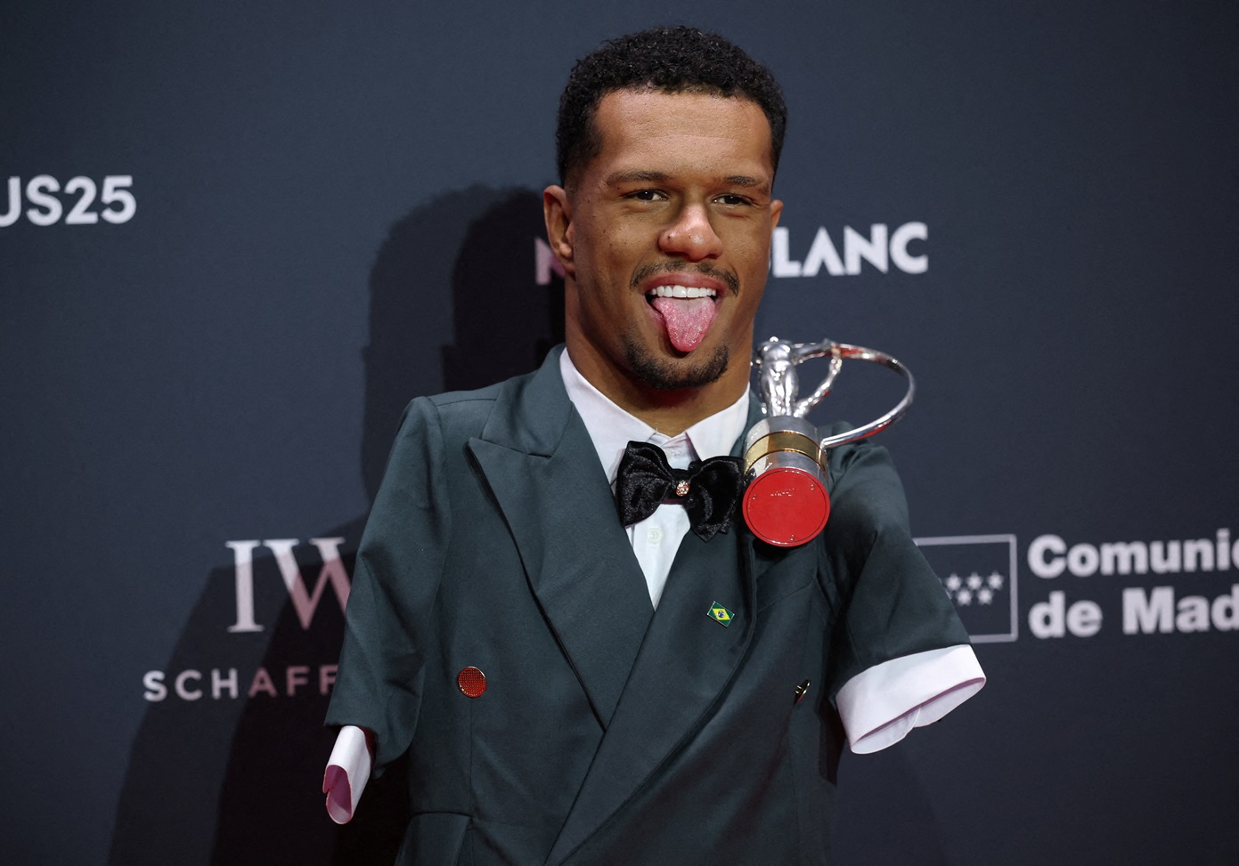 Gabrielzinho é eleito melhor atleta paralímpico do mundo no Prêmio Laureus