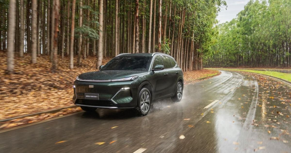 Geely EX5 híbrido será feito no Brasil e promete autonomia de 1300 km