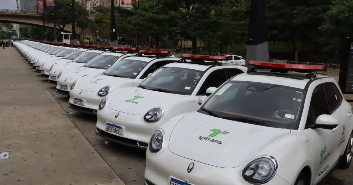 GWM Ora 03 vira viatura para fiscalizar trânsito em São Paulo