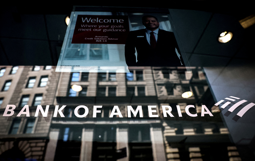 Lucro do BofA cresce com bom desempenho das áreas de trading e banco de investimento