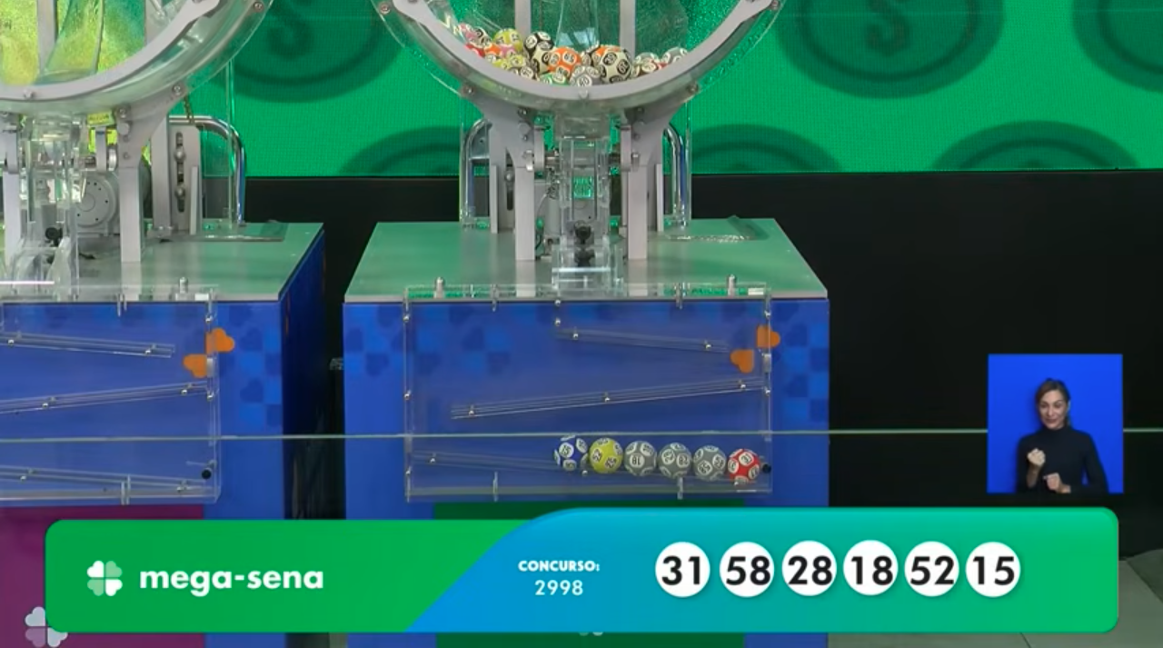 Mega-Sena hoje, concurso 2998: Confira o resultado sorteado neste sábado (18)