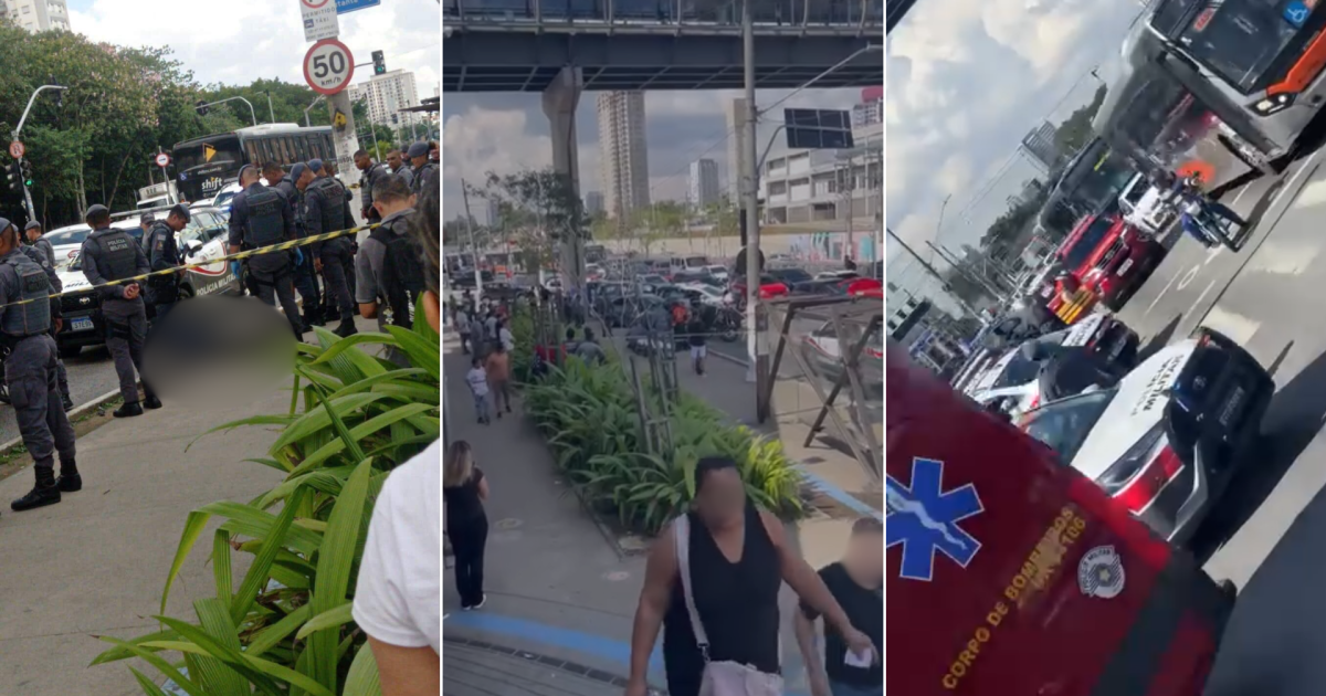 SP: Tiroteio após tentativa de assalto deixa 1 baleado na frente de estação