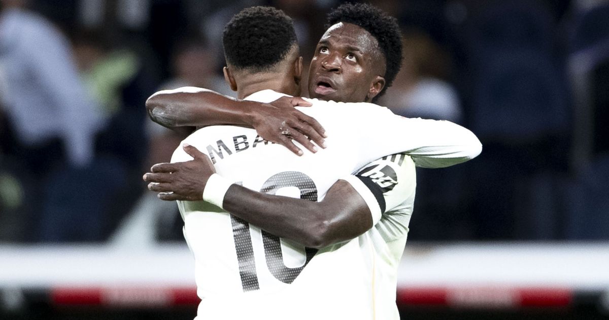 Vini Jr. e Mbappé comandam vitória do Real Madrid em LaLiga