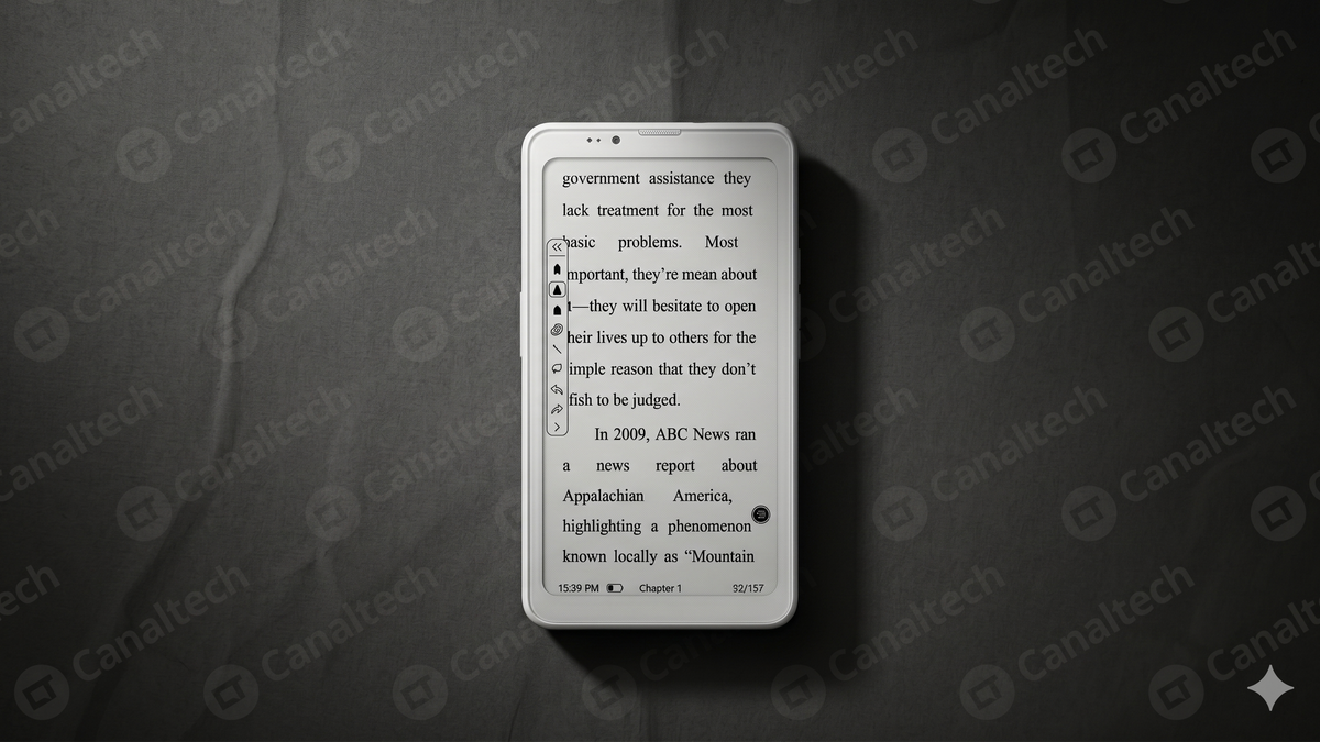 Celular com tela de Kindle chegando: marca revela primeiros detalhes