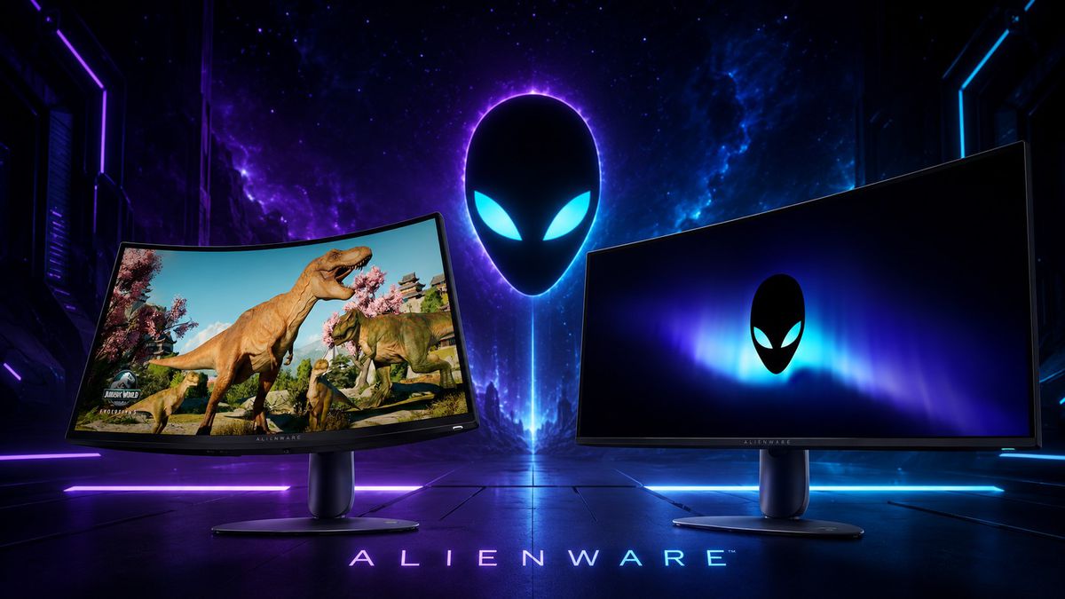 Alienware renova linha de monitores com painéis OLED gigantes e curvos