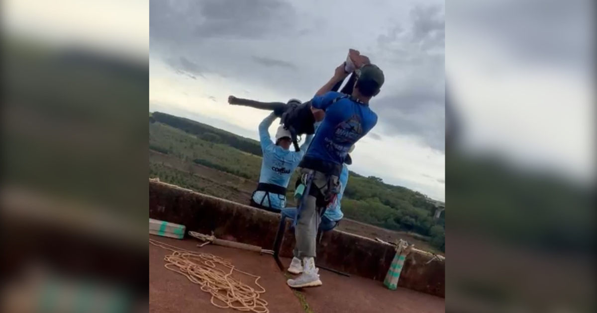 Funcionário tirou câmera de morta em rope jump após queda, diz testemunha