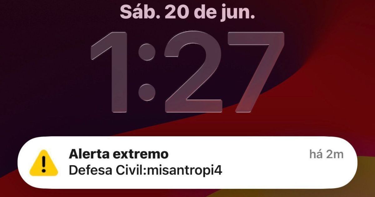 Governo do PR diz que alerta falso da Defesa Civil fere Lei Antiterrorismo