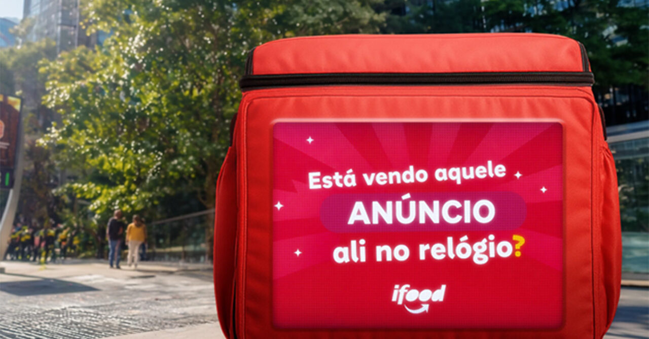 iFood leva bag gigante à Paulista para exibir ofertas