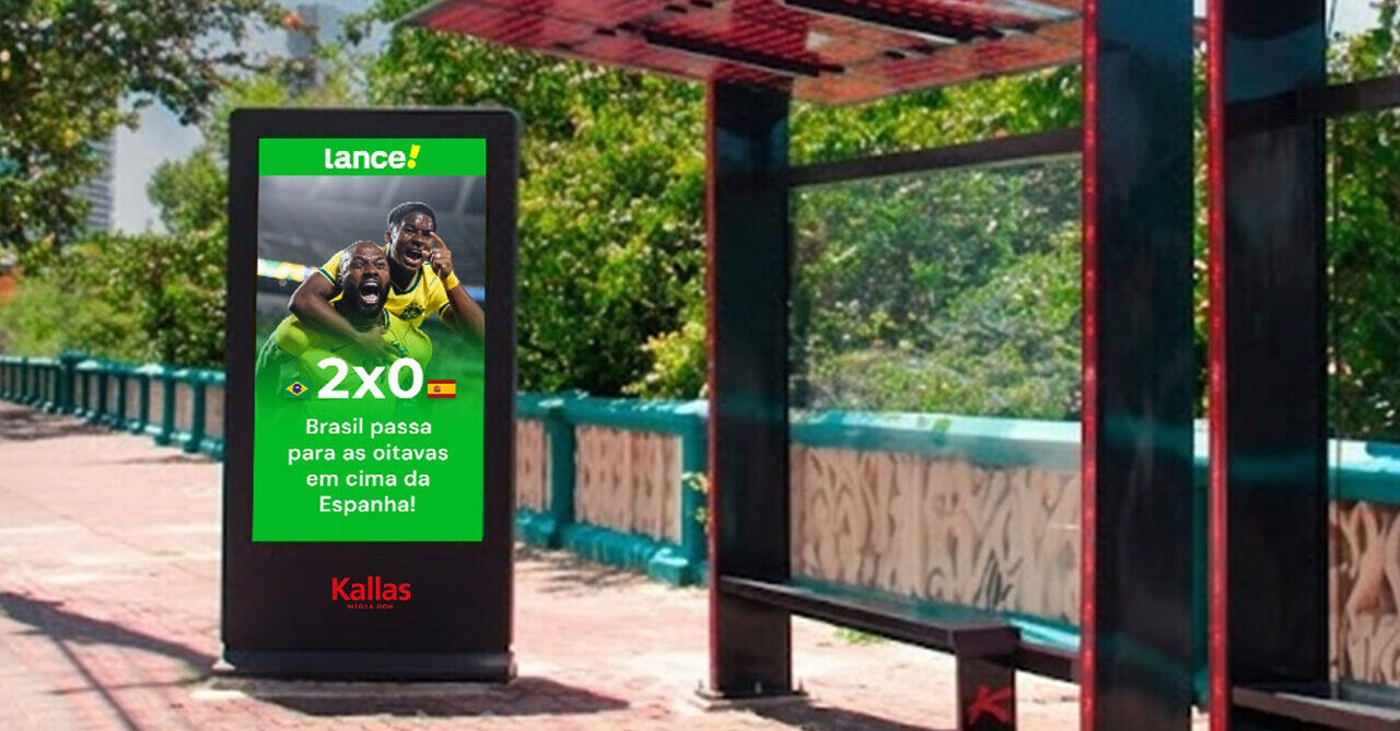 Kallas e Lance! unem OOH e conteúdo esportivo