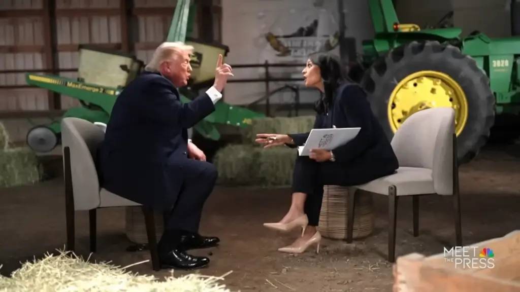 Trump abandona entrevista na TV após embate acalorado com jornalista