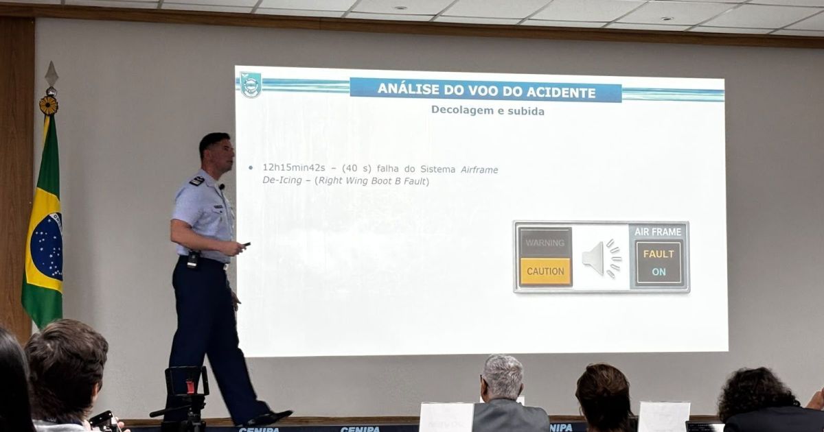 Avião da Voepass apresentava falhas no sistema antes da queda, diz Cenipa