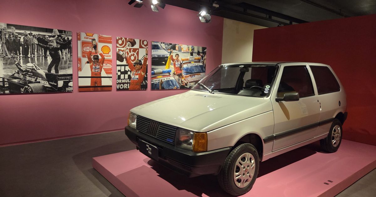 Do carro do Papa ao Uno do Senna: exposição resgata 50 anos da Fiat
