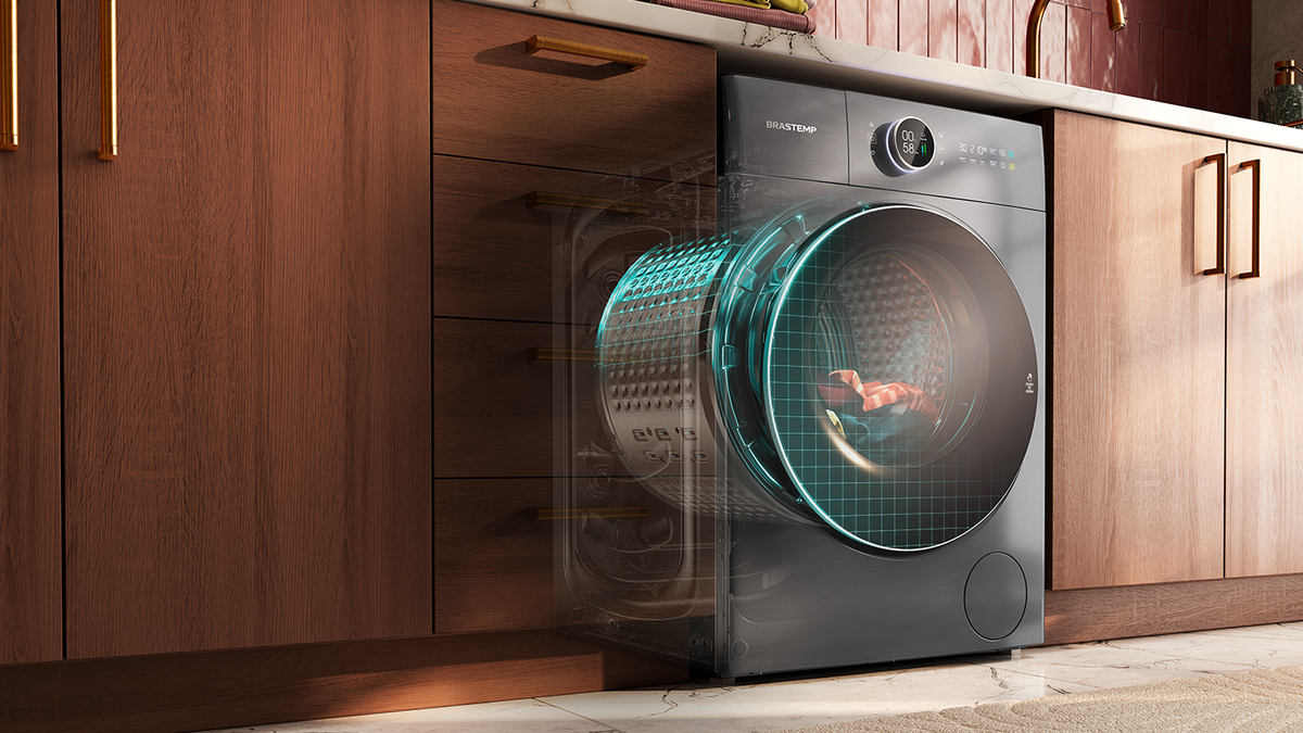 Exclusivo: máquina da Brastemp lava sem água e sem sabão; esteriliza até celular