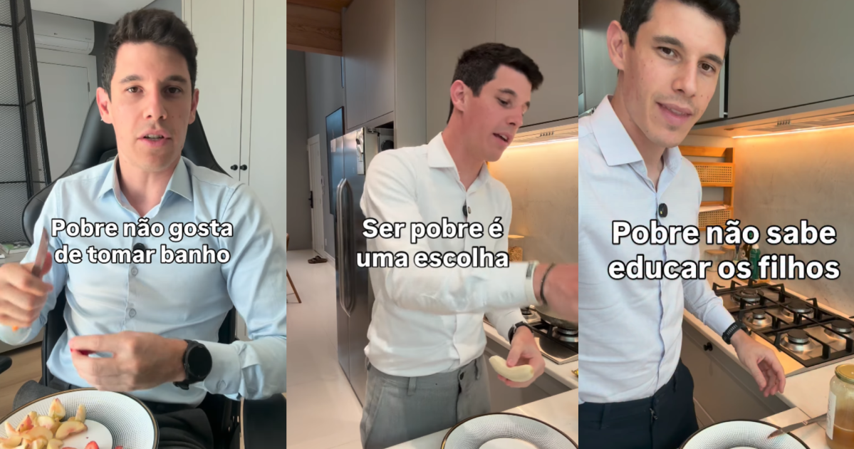 Influenciador se torna réu por discriminação contra pobres