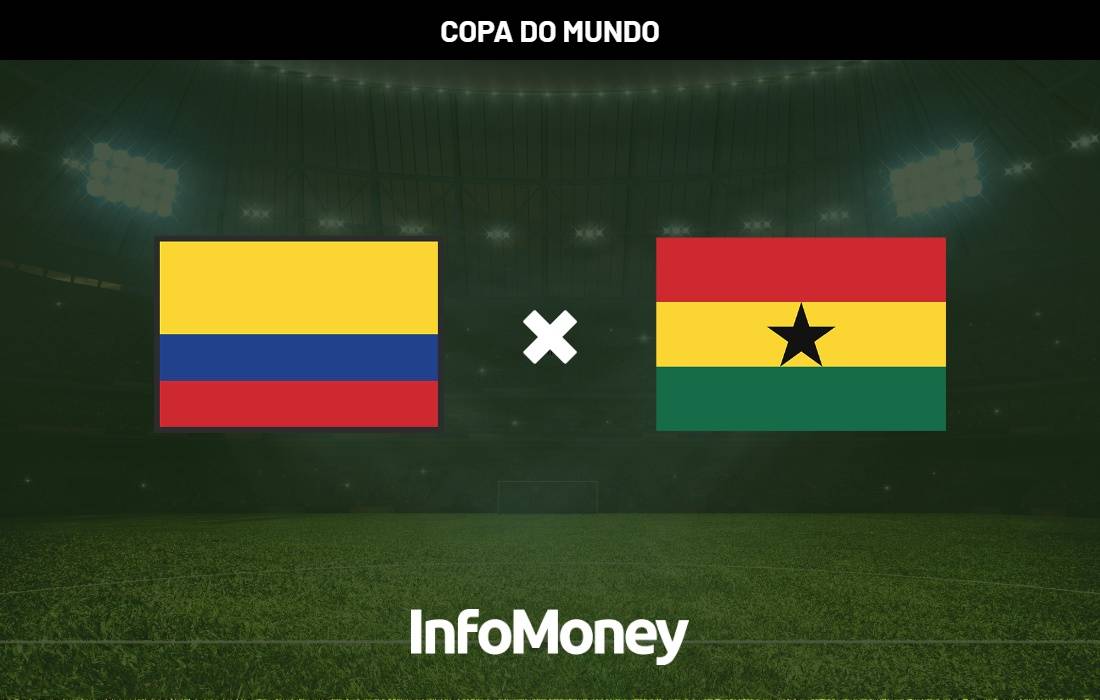 Onde assistir Colômbia x Gana?