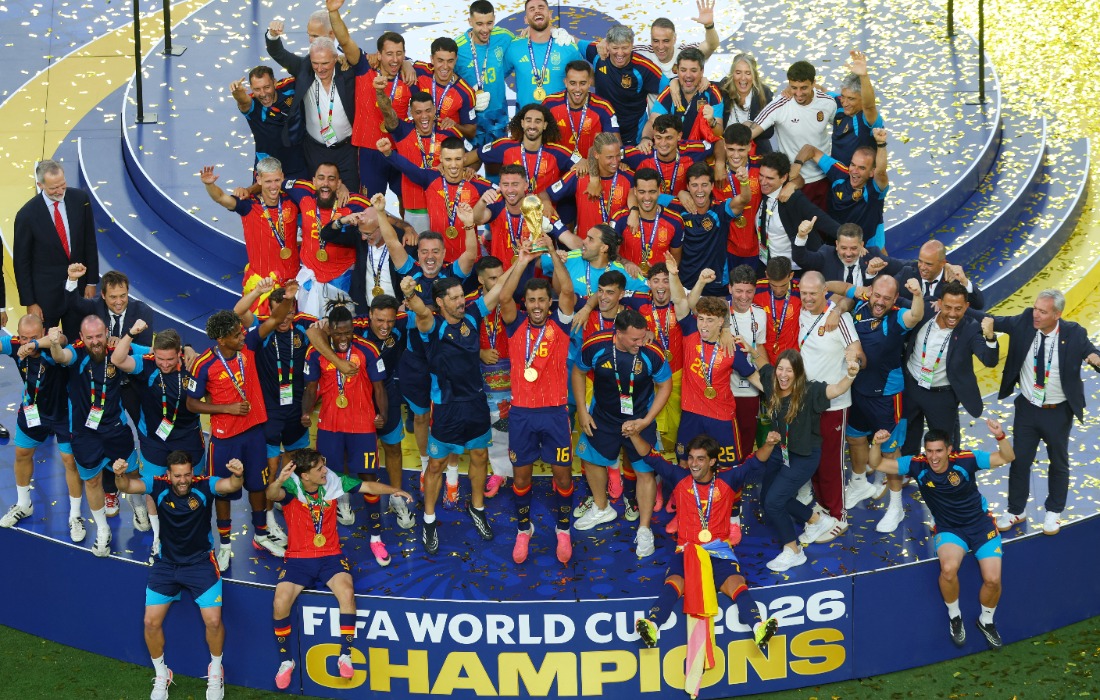 ‘Os novos reis’: imprensa internacional repercute título da Espanha na Copa de 2026