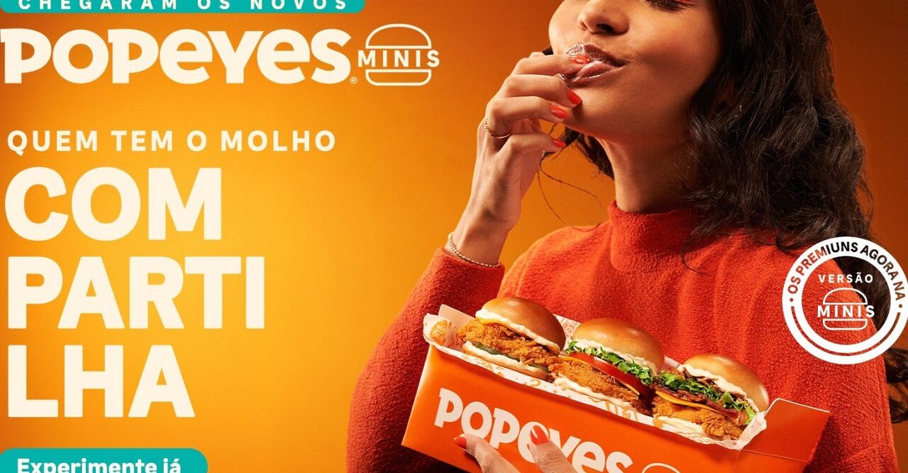 Popeyes convida duplas a provarem seus novos Minis