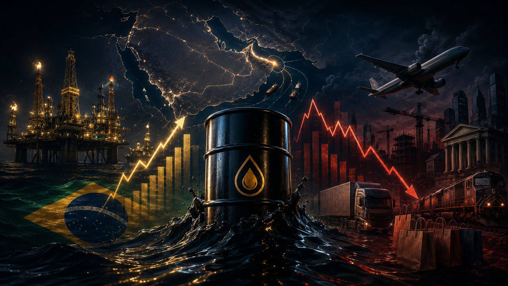 Quem ganha e quem perde na Bolsa com petróleo mais caro e tensão no Oriente Médio?