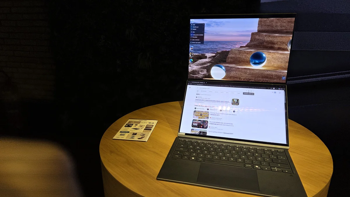 ASUS lança notebook com duas telas e melhor chip da Intel
