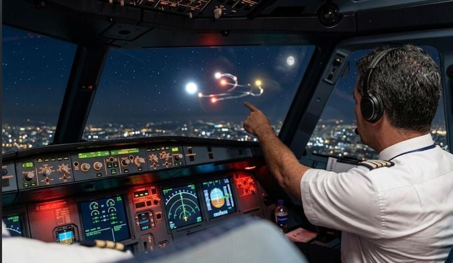 Comandante da Latam relatou turbulências em voo após avistar OVNIs em SP