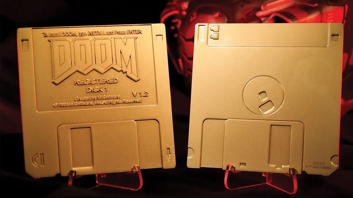Doom ganha edição comemorativa em disquete de ouro, mas tem um problema