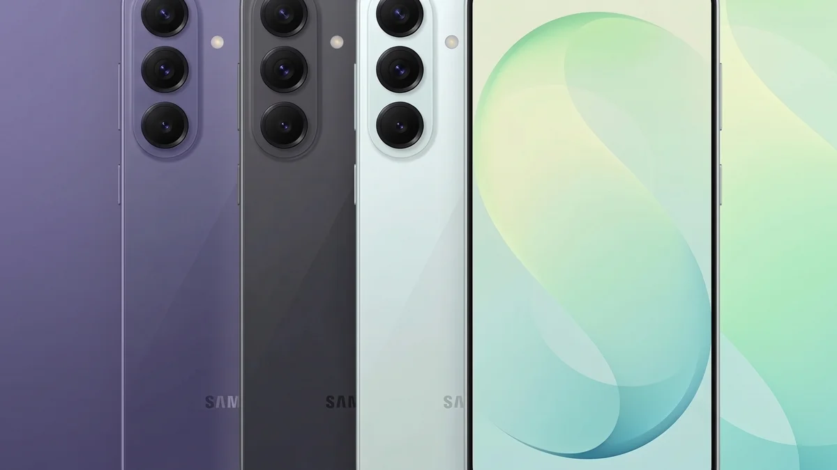 Galaxy S26 FE tem design e opções de cores revelados em vazamento; veja imagens