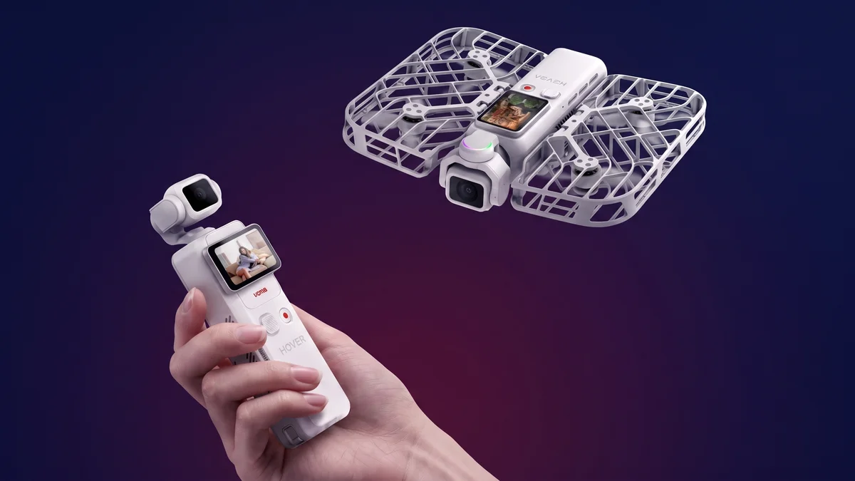 Marca lança "gimbal que vira drone" para desafiar DJI e Insta360