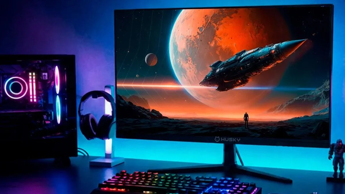Monitor gamer Husky Boreal de 144 Hz cai para R$ 424 no PIX do KaBuM!