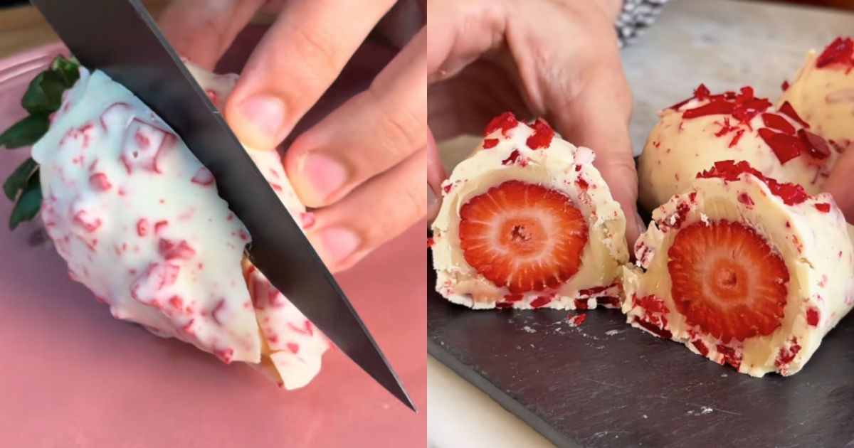 Morango do amor cravejado: doce que viralizou em 2025 ganha nova versão ainda mais gourmet