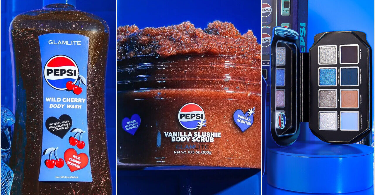 Pepsi transforma refrigerantes em maquiagem e bodycare