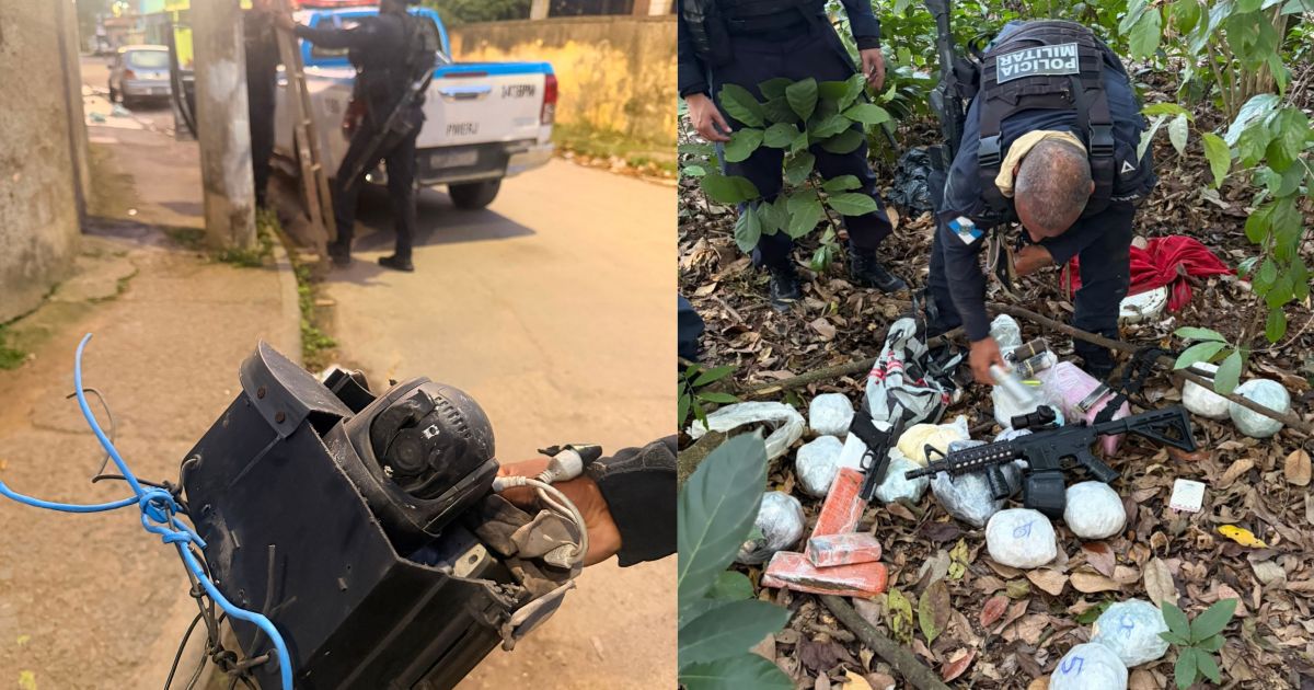 PM prende 17 e apreende grande arsenal em megaoperação no Rio
