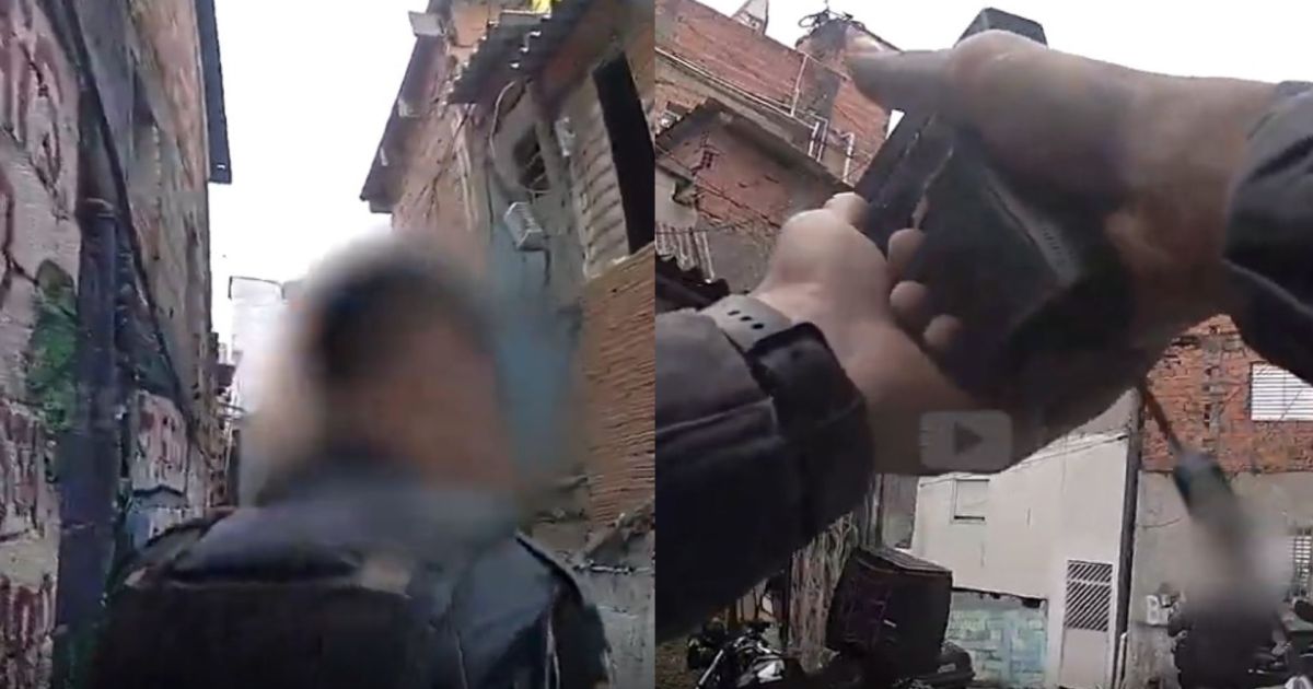 Vídeo: Suspeito troca tiros com PMs durante operação em Paraisópolis